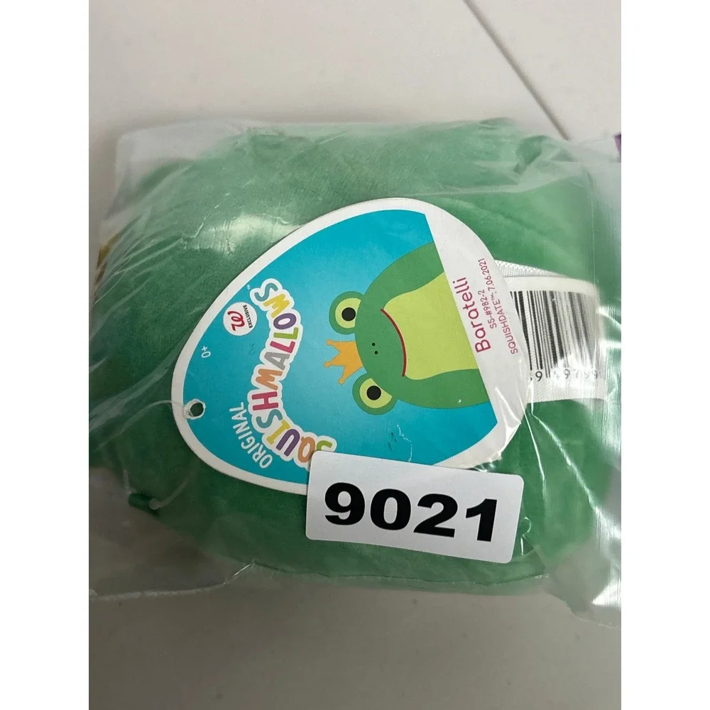 NWT Squishmallow Baratelli Frog Prince Crown Plush Toy 5